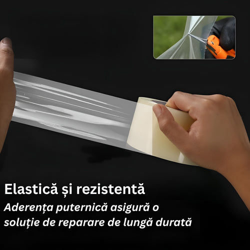 Bandă Adezivă Rezistentă pentru Repararea Solarului 10cm x 10 m